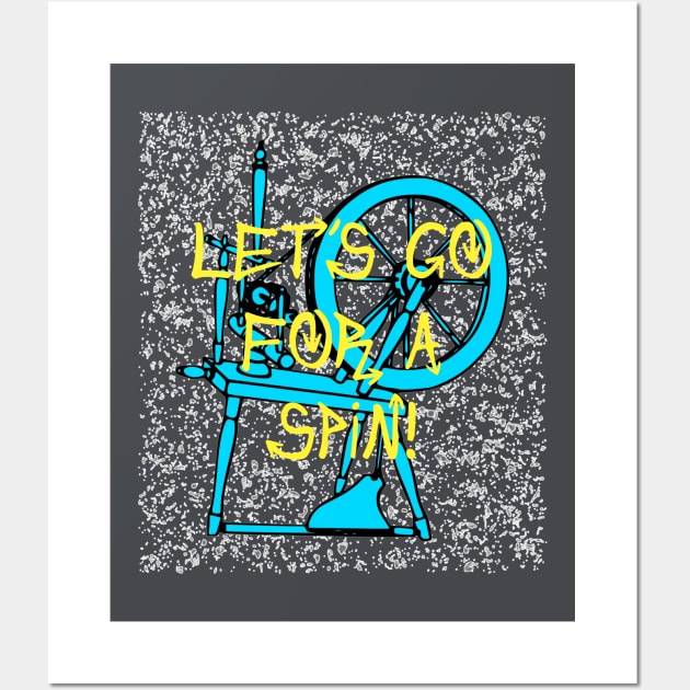 Let's Go for a Spin Wall Art by TimespunThreads